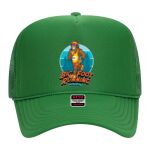 OTTO Cap 5 Panel High Crown Mesh Back Trucker Hat Thumbnail