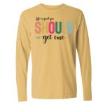 Garment-Dyed Heavyweight Long Sleeve T-Shirt - Comfort Colors® Thumbnail