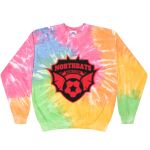 Crew Neck Fleece Tie Dye Thumbnail