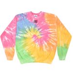 Crew Neck Fleece Tie Dye Thumbnail