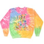 Crew Neck Fleece Tie Dye Thumbnail