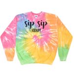 Crew Neck Fleece Tie Dye Thumbnail