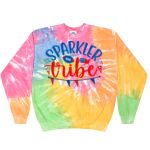 Crew Neck Fleece Tie Dye Thumbnail