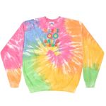 Crew Neck Fleece Tie Dye Thumbnail