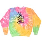 Crew Neck Fleece Tie Dye Thumbnail