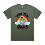 HEAVY TEE - 8.2 oz heavy combed cotton - Custom Printed Thumbnail