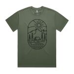 HEAVY TEE - 8.2 oz heavy combed cotton - Custom Printed Thumbnail