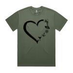 HEAVY TEE - 8.2 oz heavy combed cotton - Custom Printed Thumbnail