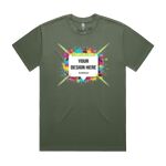 HEAVY TEE - 8.2 oz heavy combed cotton - Custom Printed Thumbnail