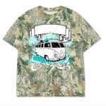 Custom Printed Camo Oversized Box S/S Tee 7.5 OZ Thumbnail