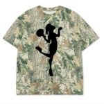 Custom Printed Camo Oversized Box S/S Tee 7.5 OZ Thumbnail
