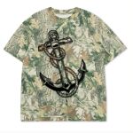 Custom Printed Camo Oversized Box S/S Tee 7.5 OZ Thumbnail