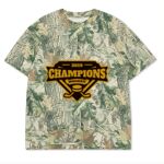 Custom Printed Camo Oversized Box S/S Tee 7.5 OZ Thumbnail
