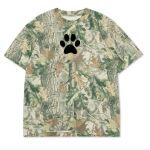 Custom Printed Camo Oversized Box S/S Tee 7.5 OZ Thumbnail