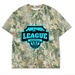 Custom Printed Camo Oversized Box S/S Tee 7.5 OZ Thumbnail