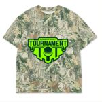 Custom Printed Camo Oversized Box S/S Tee 7.5 OZ Thumbnail