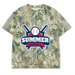 Custom Printed Camo Oversized Box S/S Tee 7.5 OZ Thumbnail