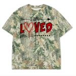 Custom Printed Camo Oversized Box S/S Tee 7.5 OZ Thumbnail