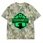 Custom Printed Camo Oversized Box S/S Tee 7.5 OZ Thumbnail