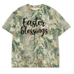 Custom Printed Camo Oversized Box S/S Tee 7.5 OZ Thumbnail