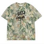 Custom Printed Camo Oversized Box S/S Tee 7.5 OZ Thumbnail