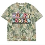 Custom Printed Camo Oversized Box S/S Tee 7.5 OZ Thumbnail