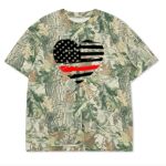 Custom Printed Camo Oversized Box S/S Tee 7.5 OZ Thumbnail