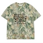 Custom Printed Camo Oversized Box S/S Tee 7.5 OZ Thumbnail