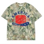 Custom Printed Camo Oversized Box S/S Tee 7.5 OZ Thumbnail