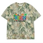 Custom Printed Camo Oversized Box S/S Tee 7.5 OZ Thumbnail