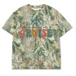 Custom Printed Camo Oversized Box S/S Tee 7.5 OZ Thumbnail