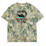 Custom Printed Camo Oversized Box S/S Tee 7.5 OZ Thumbnail