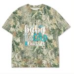 Custom Printed Camo Oversized Box S/S Tee 7.5 OZ Thumbnail
