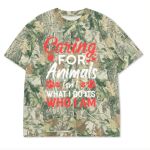 Custom Printed Camo Oversized Box S/S Tee 7.5 OZ Thumbnail