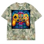 Custom Printed Camo Oversized Box S/S Tee 7.5 OZ Thumbnail