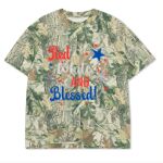 Custom Printed Camo Oversized Box S/S Tee 7.5 OZ Thumbnail