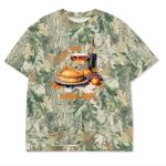Custom Printed Camo Oversized Box S/S Tee 7.5 OZ Thumbnail