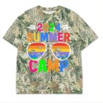 Custom Printed Camo Oversized Box S/S Tee 7.5 OZ Thumbnail