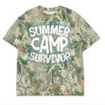 Custom Printed Camo Oversized Box S/S Tee 7.5 OZ Thumbnail