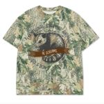 Custom Printed Camo Oversized Box S/S Tee 7.5 OZ Thumbnail