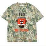 Custom Printed Camo Oversized Box S/S Tee 7.5 OZ Thumbnail