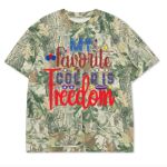 Custom Printed Camo Oversized Box S/S Tee 7.5 OZ Thumbnail