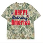 Custom Printed Camo Oversized Box S/S Tee 7.5 OZ Thumbnail
