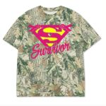 Custom Printed Camo Oversized Box S/S Tee 7.5 OZ Thumbnail