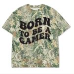 Custom Printed Camo Oversized Box S/S Tee 7.5 OZ Thumbnail