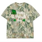 Custom Printed Camo Oversized Box S/S Tee 7.5 OZ Thumbnail