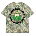 Custom Printed Camo Oversized Box S/S Tee 7.5 OZ Thumbnail