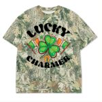 Custom Printed Camo Oversized Box S/S Tee 7.5 OZ Thumbnail