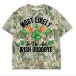 Custom Printed Camo Oversized Box S/S Tee 7.5 OZ Thumbnail