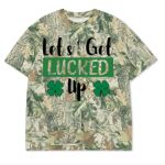 Custom Printed Camo Oversized Box S/S Tee 7.5 OZ Thumbnail